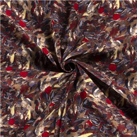COTTON VISCOSE SLUB ABSTRACT