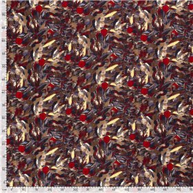 COTTON VISCOSE SLUB ABSTRACT