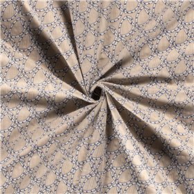 COTTON VISCOSE SLUB ABSTRACT