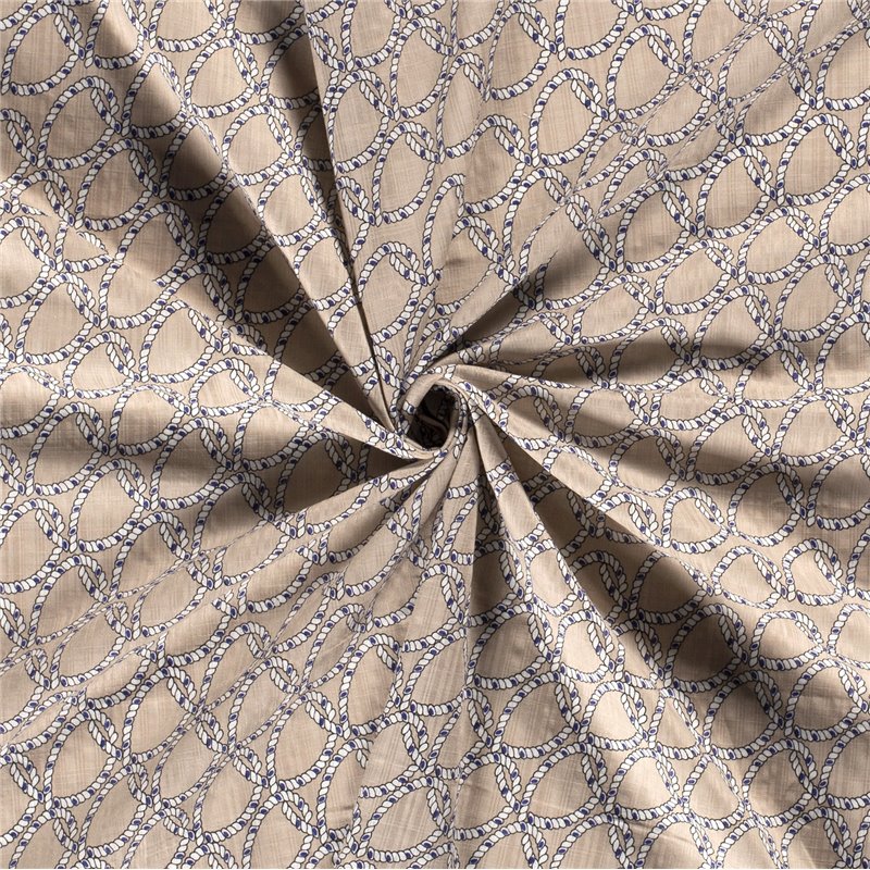 COTTON VISCOSE SLUB ABSTRACT