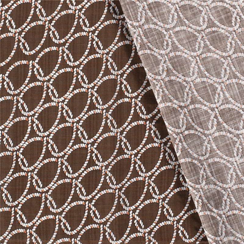 COTTON VISCOSE SLUB ABSTRACT
