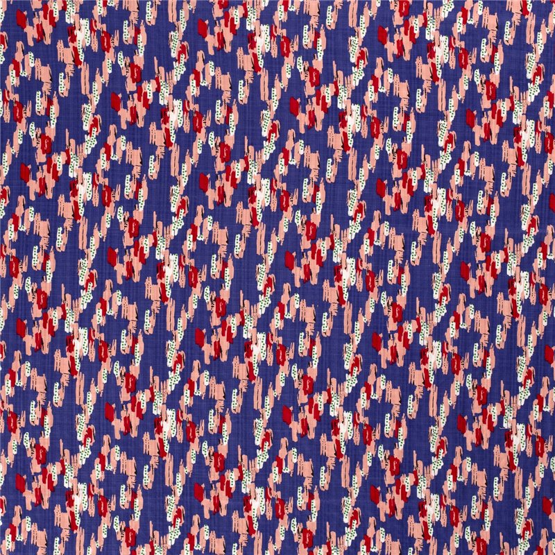 COTTON VISCOSE SLUB ABSTRACT