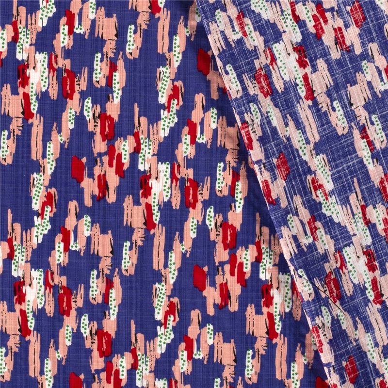 COTTON VISCOSE SLUB ABSTRACT