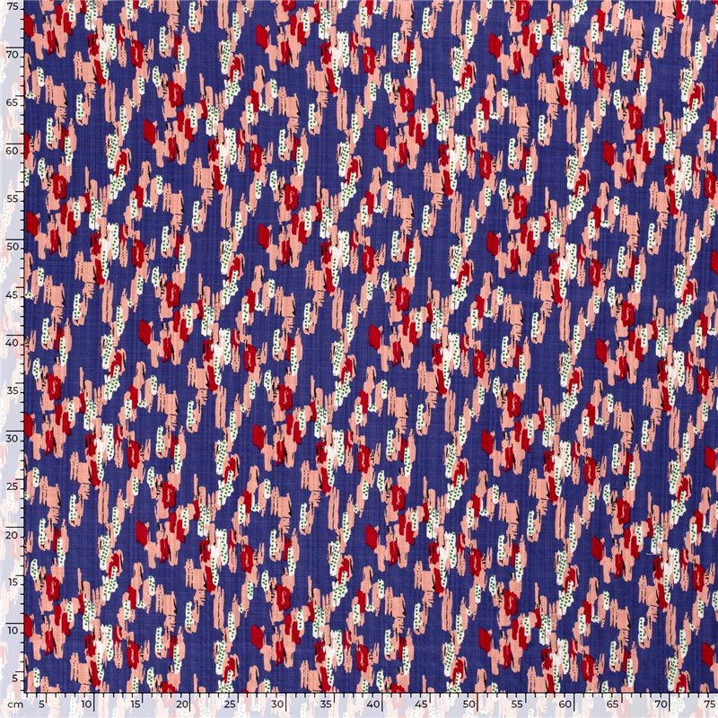 COTTON VISCOSE SLUB ABSTRACT