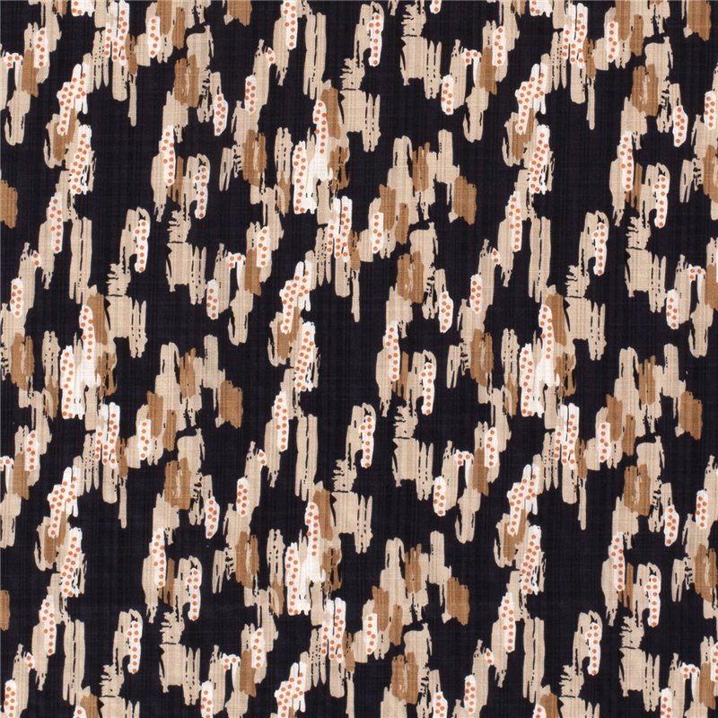 COTTON VISCOSE SLUB ABSTRACT
