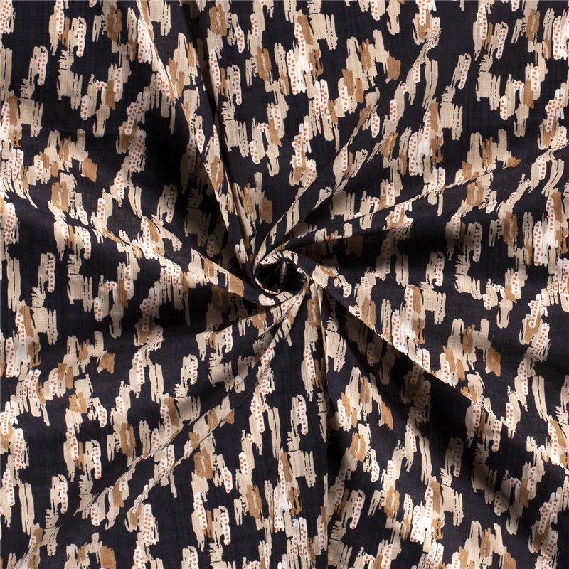 COTTON VISCOSE SLUB ABSTRACT