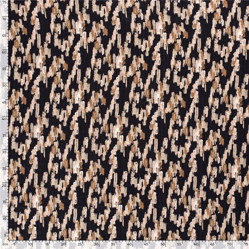 COTTON VISCOSE SLUB ABSTRACT