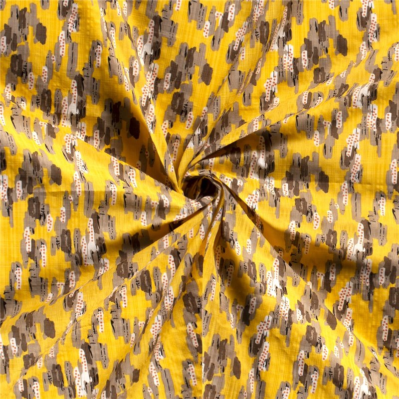 COTTON VISCOSE SLUB ABSTRACT