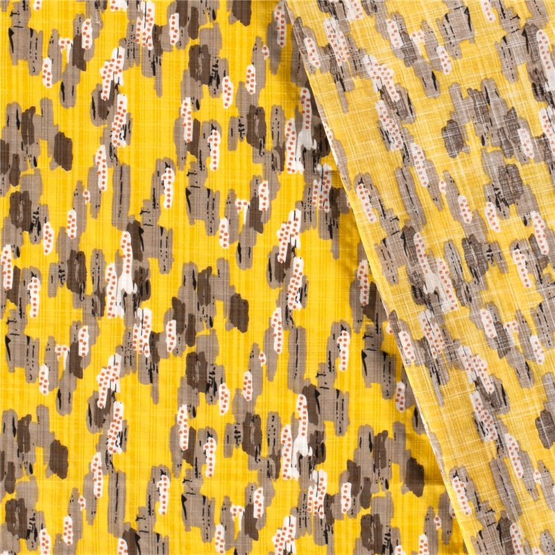 COTTON VISCOSE SLUB ABSTRACT