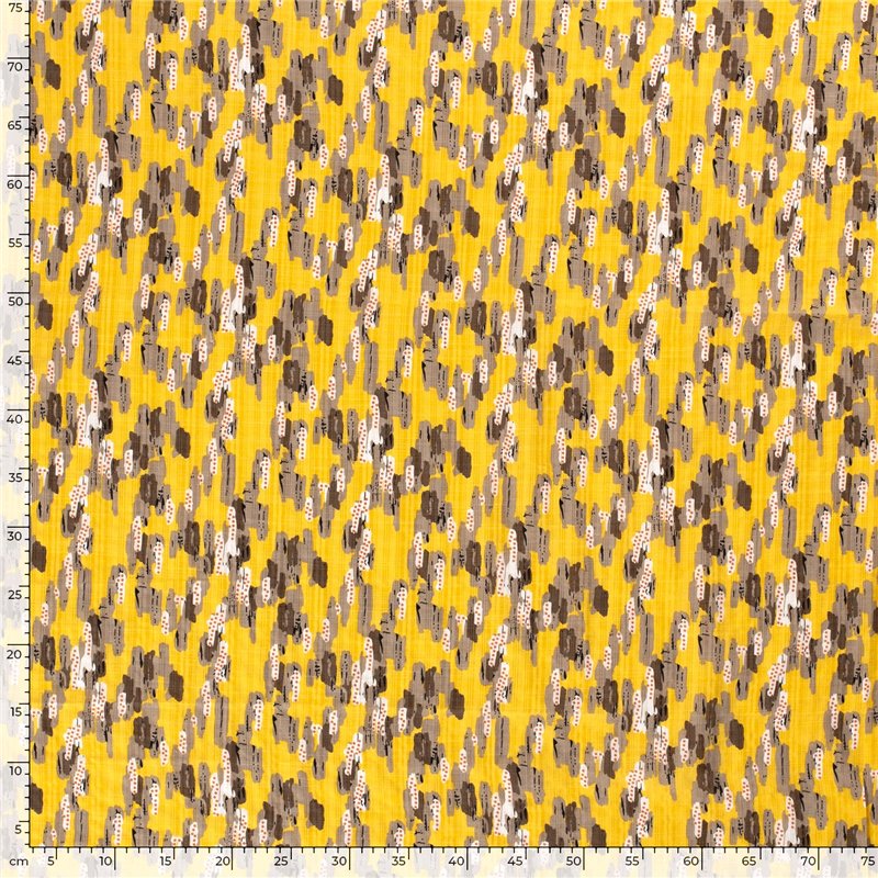 COTTON VISCOSE SLUB ABSTRACT