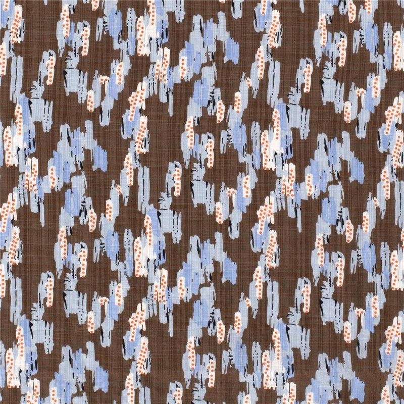 COTTON VISCOSE SLUB ABSTRACT
