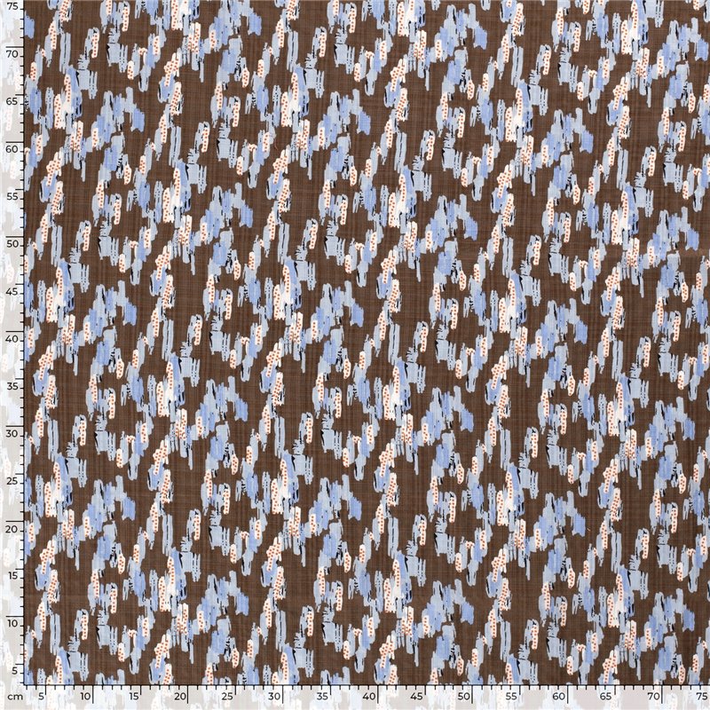 COTTON VISCOSE SLUB ABSTRACT