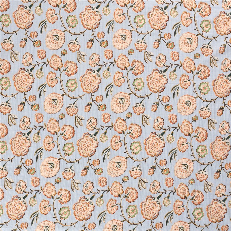 COTTON VISCOSE SLUB FLOWERS