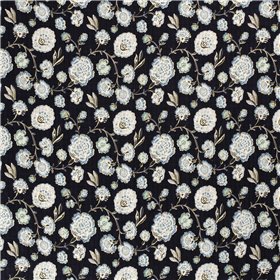 COTTON VISCOSE SLUB FLOWERS