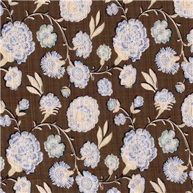 COTTON VISCOSE SLUB FLOWERS