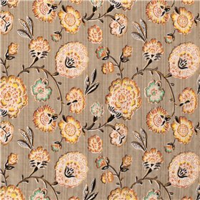 COTTON VISCOSE SLUB FLOWERS