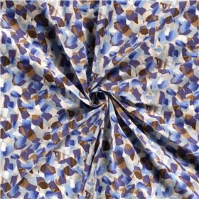 COTTON VISCOSE SLUB ABSTRACT