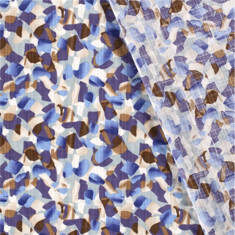 COTTON VISCOSE SLUB ABSTRACT