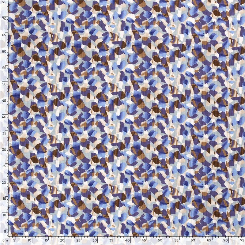 COTTON VISCOSE SLUB ABSTRACT