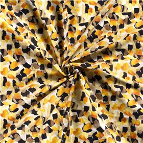 COTTON VISCOSE SLUB ABSTRACT