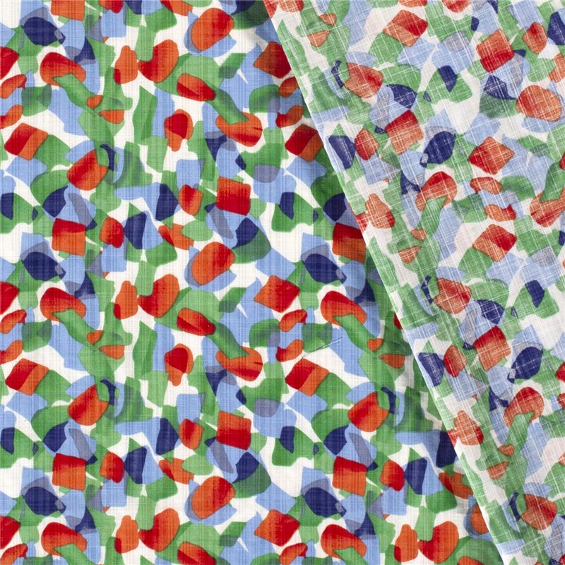COTTON VISCOSE SLUB ABSTRACT
