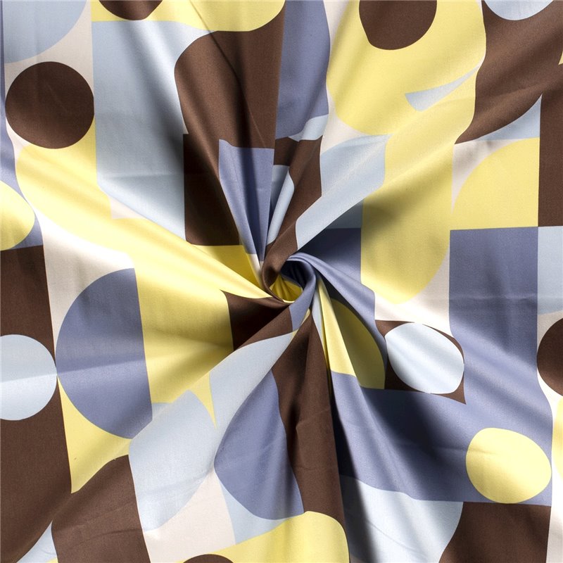 COTTON SATIN ABSTRACT