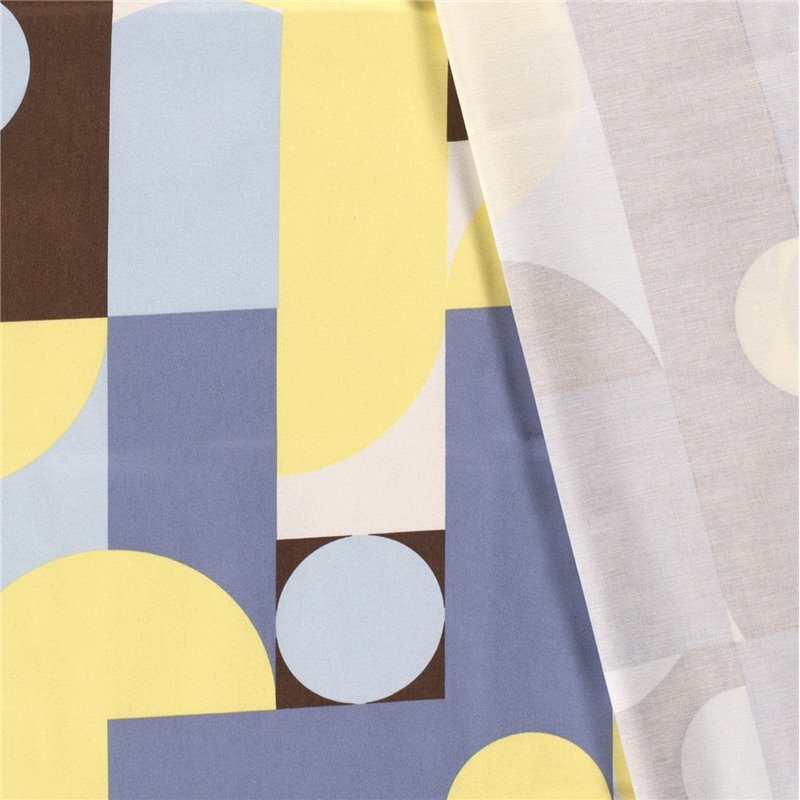 COTTON SATIN ABSTRACT