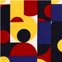 COTTON SATIN ABSTRACT
