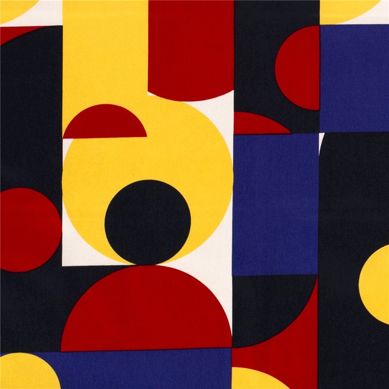 COTTON SATIN ABSTRACT