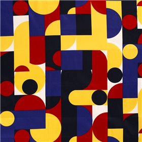COTTON SATIN ABSTRACT