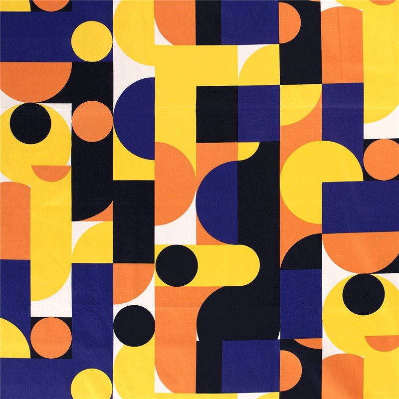 COTTON SATIN ABSTRACT