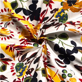COTTON SATIN FLOWERS