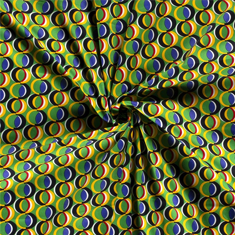 COTTON SATIN CIRCLES