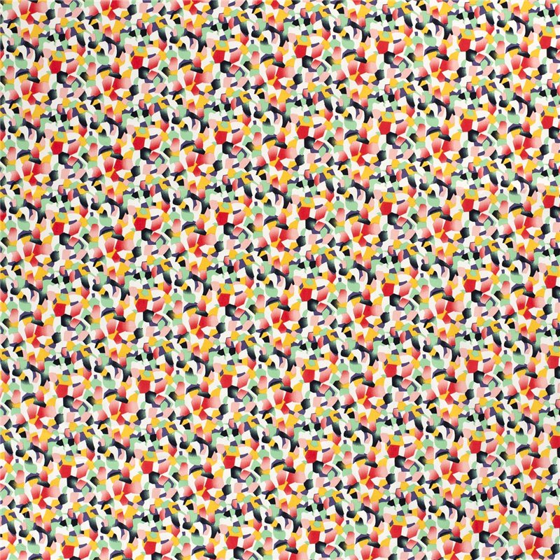 COTTON SATIN ABSTRACT