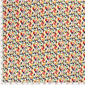 COTTON SATIN ABSTRACT