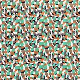 COTTON SATIN ABSTRACT
