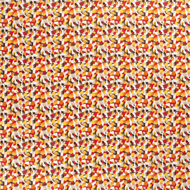COTTON SATIN ABSTRACT