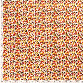 COTTON SATIN ABSTRACT