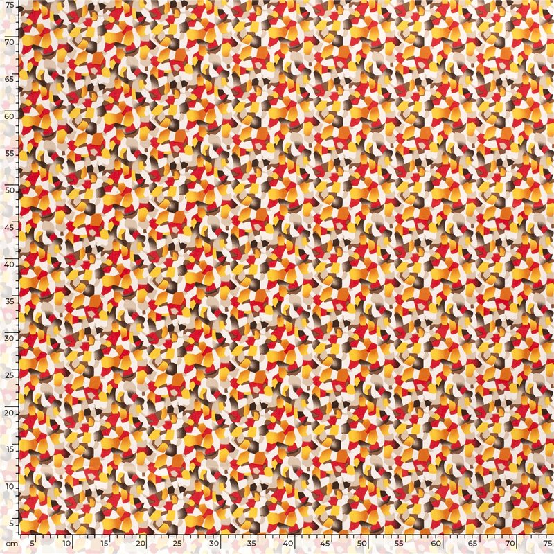 COTTON SATIN ABSTRACT