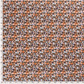COTTON SATIN ABSTRACT