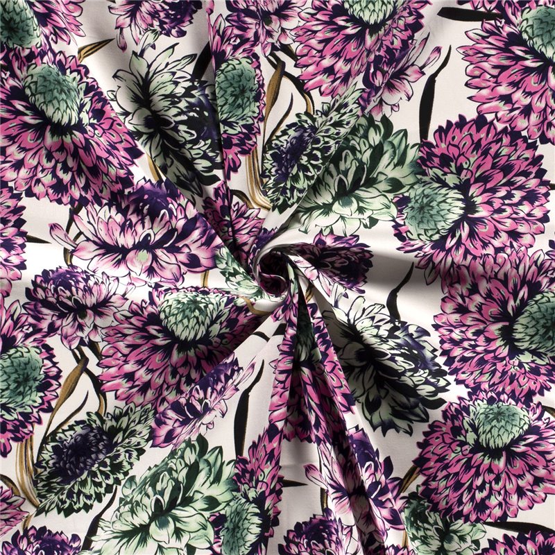 COTTON SATIN FLOWERS