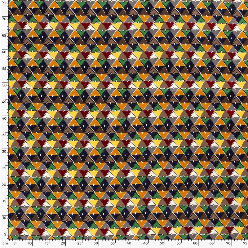 COTTON SATIN ABSTRACT