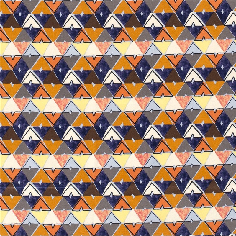 COTTON SATIN ABSTRACT
