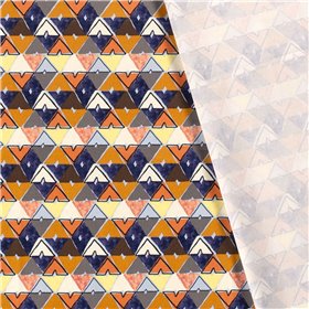 COTTON SATIN ABSTRACT