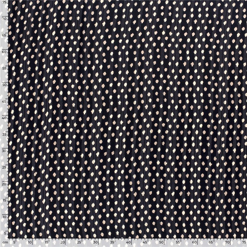 POLY CHIFFON DAMAST LUREX DOTS