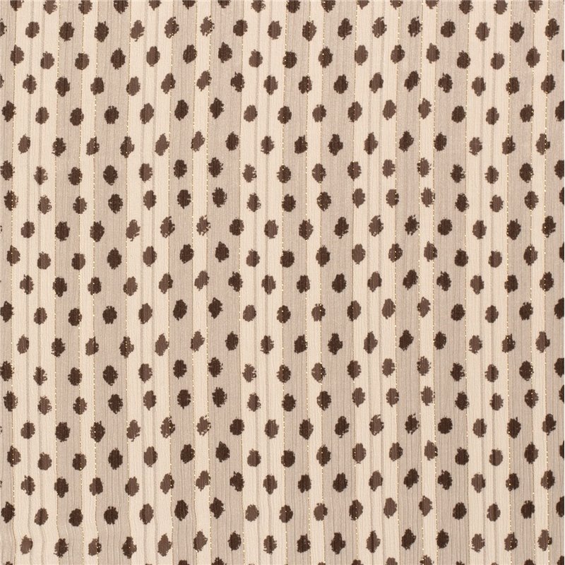 POLY CHIFFON DAMAST LUREX DOTS