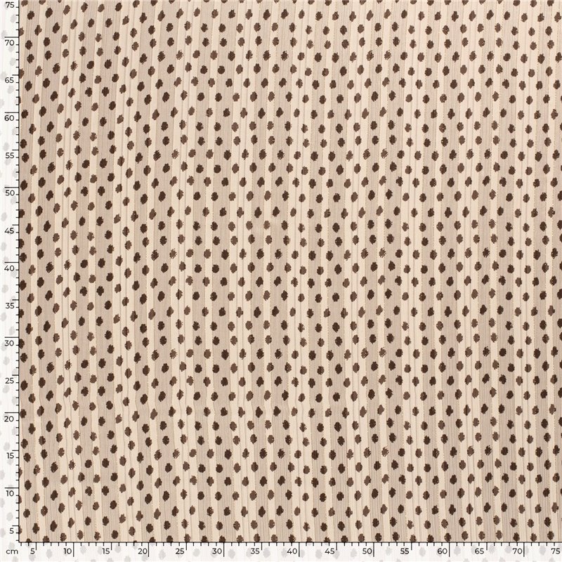 POLY CHIFFON DAMAST LUREX DOTS