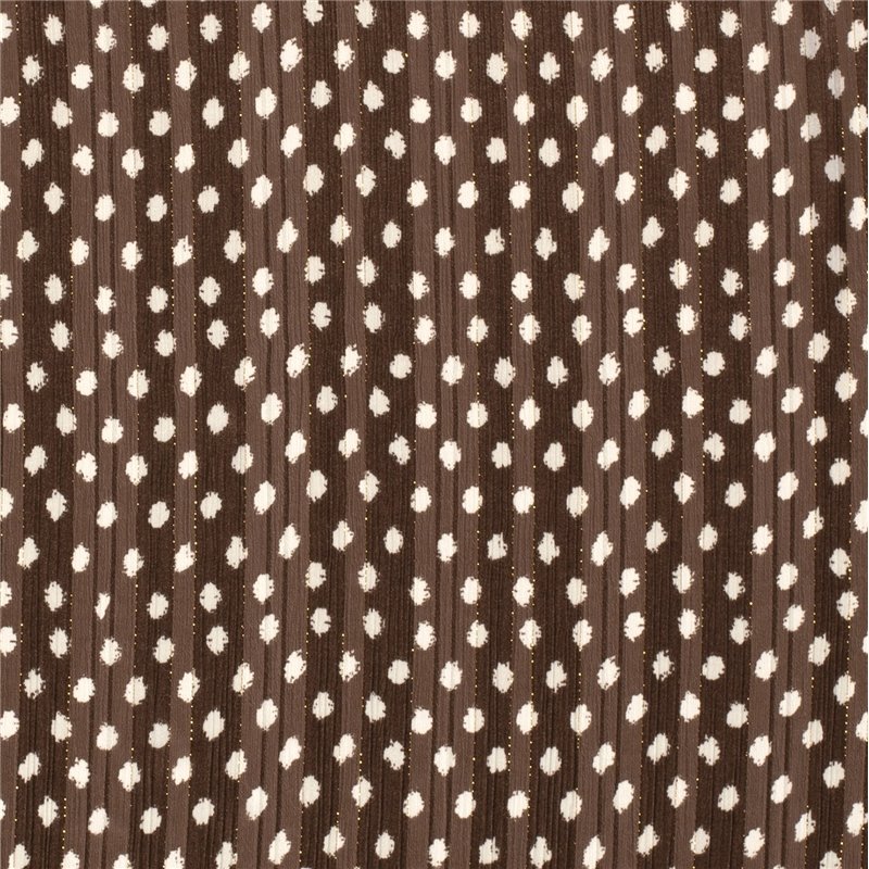 POLY CHIFFON DAMAST LUREX DOTS
