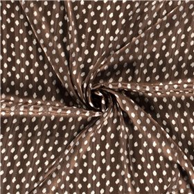 POLY CHIFFON DAMAST LUREX DOTS