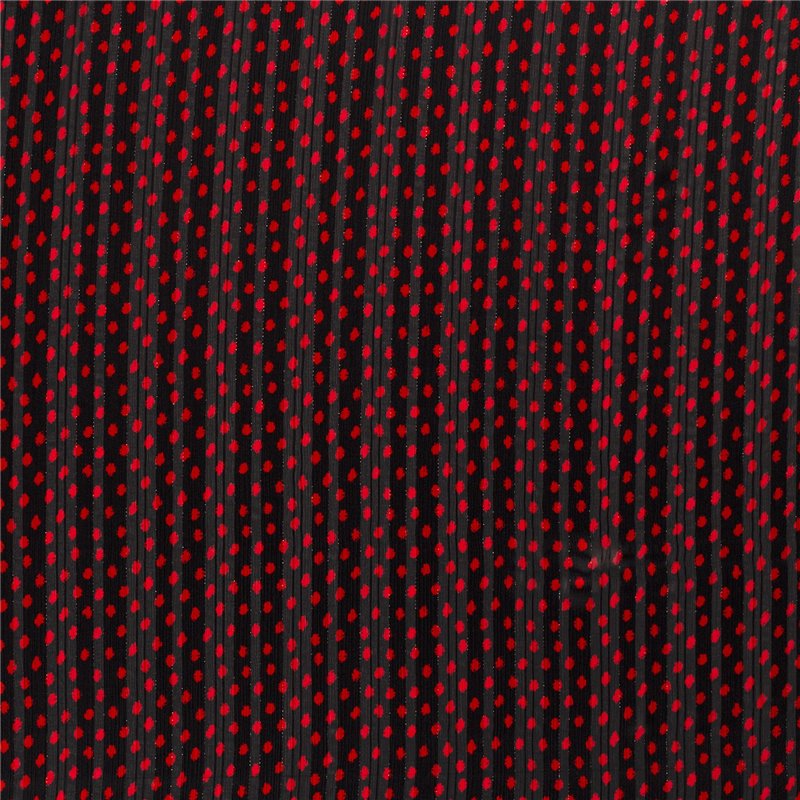 POLY CHIFFON DAMAST LUREX DOTS